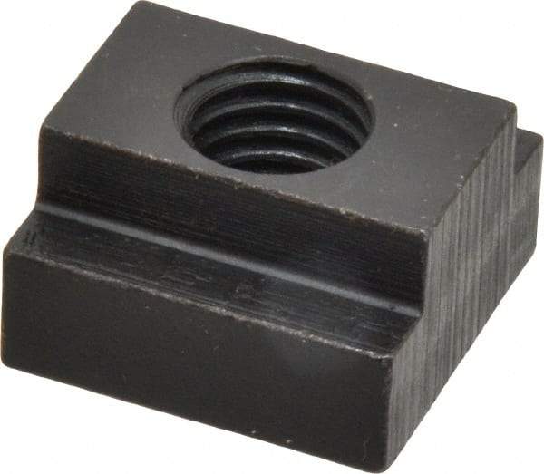 Gibraltar - 5/8-11 Tapped Through T Slot Nut - 3/4" Slot Width, 1-1/4 x 15/32" Base Width x Height, 1-1/4 x 3/4" OAL x Height - A1 Tooling