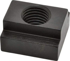 Gibraltar - 7/8-9 Tapped Through T Slot Nut - 1" Slot Width, 1-5/8 x 5/8" Base Width x Height, 1-3/4 x 1" OAL x Height - A1 Tooling