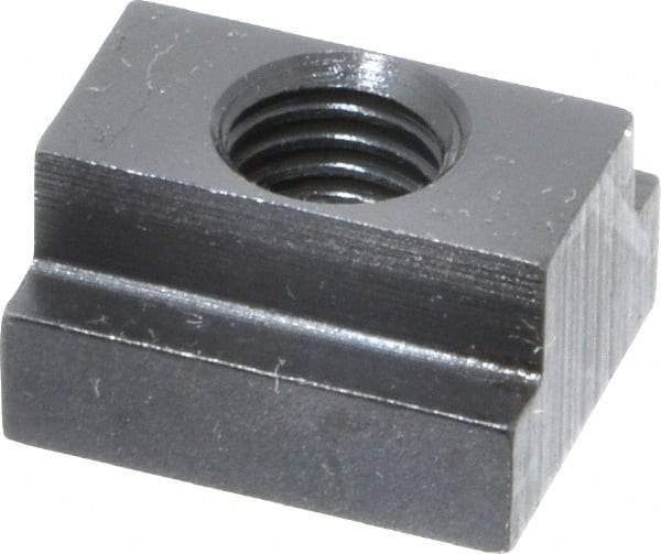 Gibraltar - M10x1.50 Blind Tapped T Slot Nut - 1/2" Slot Width, 19 x 7mm Base Width x Height, 22 x 13mm OAL x Height - A1 Tooling