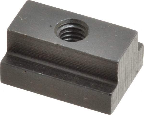 Gibraltar - M6x1.00 Tapped Through T Slot Nut - 7/16" Slot Width, 16 x 6mm Base Width x Height, 22 x 11mm OAL x Height - A1 Tooling