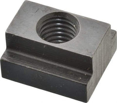 Gibraltar - M10x1.50 Tapped Through T Slot Nut - 1/2" Slot Width, 19 x 7mm Base Width x Height, 22 x 13mm OAL x Height - A1 Tooling