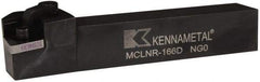 Kennametal - MCLN, Right Hand Cut, 5° Lead Angle, 1" Shank Height x 1" Shank Width, Negative Rake Indexable Turning Toolholder - 6" OAL, CN..64. Insert Compatibility, Series Kenloc - A1 Tooling