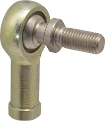 Alinabal - 5/16" ID, 7/8" Max OD, 2,800 Lb Max Static Cap, Spherical Rod End - 5/16-24 RH, 0.437" Shank Diam, 3/4" Shank Length, Steel with Molded Nyloy Raceway - A1 Tooling