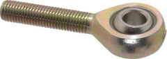 Alinabal - 5/16" ID, 7/8" Max OD, 2,800 Lb Max Static Cap, Spherical Rod End - 5/16-24 LH, 0.437" Shank Diam, 1-1/4" Shank Length, Steel with Molded Nyloy Raceway - A1 Tooling