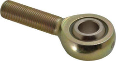 Alinabal - 1/2" ID, 1-5/16" Max OD, 6,400 Lb Max Static Cap, Spherical Rod End - 1/2-20 LH, 3/4" Shank Diam, 1-1/2" Shank Length, Steel with Molded Nyloy Raceway - A1 Tooling