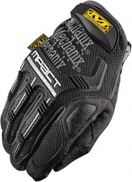 Mechanix Wear - Size M (9) Synthetic Leather/Spandex/Lycra/TPR Anti-Vibration/Impact Protection Work Gloves - For Mechanic's & Lifting, Uncoated, Hook & Loop Cuff, Full Fingered, Blue, Paired - A1 Tooling