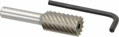 Onsrud - 7/8" Cutting Diam x 1-1/2" Length of Cut, 12 Flute, Downcut Spiral Router Bit - Uncoated, Right Hand Cut, High Speed Steel, 3-1/2" OAL x 1/2" Shank Diam, Hogger - A1 Tooling