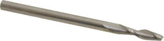 Onsrud - 1/8" Cutting Diam x 1/2" Length of Cut, 2 Flute, Upcut Spiral Router Bit - Uncoated, Right Hand Cut, Solid Carbide, 2" OAL x 1/8" Shank Diam, Double Edge, 30° Helix Angle - A1 Tooling