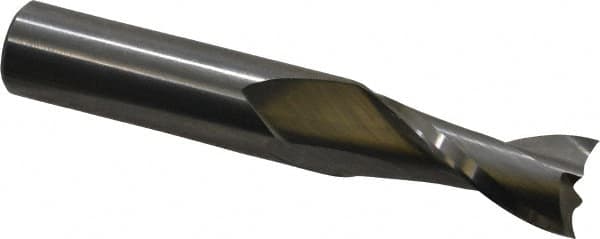 Onsrud - 1/2" Cutting Diam x 1-1/8" Length of Cut, 2 Flute, Upcut Spiral Router Bit - Uncoated, Right Hand Cut, Solid Carbide, 3" OAL x 1/2" Shank Diam, Double Edge, 30° Helix Angle - A1 Tooling