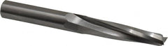 Onsrud - 1/2" Cutting Diam x 2-1/8" Length of Cut, 2 Flute, Upcut Spiral Router Bit - Uncoated, Right Hand Cut, Solid Carbide, 4-1/2" OAL x 1/2" Shank Diam, Double Edge, 11° Helix Angle - A1 Tooling