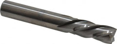 Onsrud - 1/2" Cutting Diam x 1-1/8" Length of Cut, 4 Flute, Downcut Spiral Router Bit - Uncoated, Right Hand Cut, Solid Carbide, 3-1/2" OAL x 1/2" Shank Diam, Four Edge, 30° Helix Angle - A1 Tooling