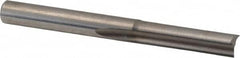 Onsrud - 1/4" Diam, 1/4" Shank Diam, 1" Length of Cut, 2 Flute Double Edge Straight Router Bit - 2-1/2" Overall Length, Left Hand Cut, Solid Carbide - A1 Tooling