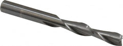 Onsrud - 1/4" Cutting Diam x 1" Length of Cut, 2 Flute, Downcut Spiral Router Bit - Uncoated, Left Hand Cut, Solid Carbide, 2-1/2" OAL x 1/4" Shank Diam, Double Edge, 30° Helix Angle - A1 Tooling