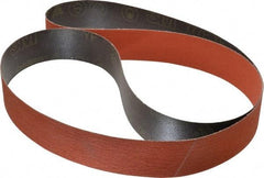 3M - 2" Wide x 72" OAL, 80 Grit, Ceramic Abrasive Belt - Ceramic, Medium, Coated, YF Weighted Cloth Backing, Wet/Dry, Series 777F - A1 Tooling