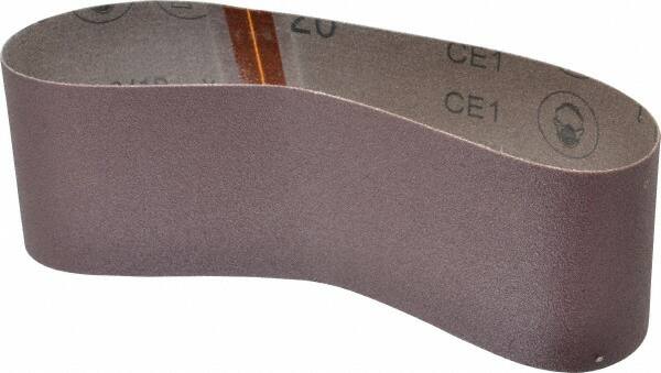 3M - 3" Wide x 21" OAL, 120 Grit, Aluminum Oxide Abrasive Belt - Aluminum Oxide, Fine, Coated, X Weighted Cloth Backing, Series 341D - A1 Tooling