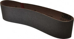 3M - 3" Wide x 24" OAL, 120 Grit, Aluminum Oxide Abrasive Belt - Aluminum Oxide, Fine, Coated, X Weighted Cloth Backing, Series 341D - A1 Tooling