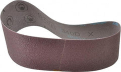 3M - 3" Wide x 24" OAL, 60 Grit, Aluminum Oxide Abrasive Belt - Aluminum Oxide, Medium, Coated, X Weighted Cloth Backing, Series 340D - A1 Tooling