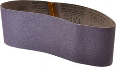 3M - 4" Wide x 24" OAL, 60 Grit, Ceramic Abrasive Belt - Ceramic, Medium, Coated, Y Weighted Cloth Backing, Series 761D - A1 Tooling