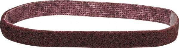 3M - 1/2" Wide x 12" OAL, Aluminum Oxide Abrasive Belt - Aluminum Oxide, Medium, Nonwoven, Series SC-BS - A1 Tooling