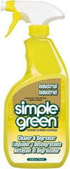 Simple Green - 24 oz Spray Bottle Cleaner/Degreaser - Liquid, Biodegradable, Concentrated, Lemon - A1 Tooling