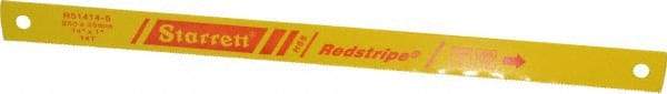 Starrett - 14" Long, 14 Teeth per Inch, High Speed Steel Power Hacksaw Blade - Toothed Edge, 1" Wide x 0.05" Thick - A1 Tooling