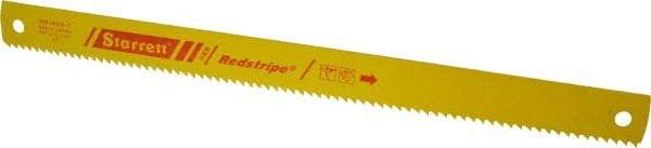 Starrett - 18" Long, 4 Teeth per Inch, High Speed Steel Power Hacksaw Blade - Toothed Edge, 1-1/2" Wide x 0.075" Thick - A1 Tooling