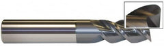 Accupro - 7/16", 3 Flute, Single End, Solid Carbide, 0.02" Corner Radius End Mill - 2-3/4" OAL, 40° Helix, Right Hand Flute, 1" LOC, Right Hand Cut - A1 Tooling