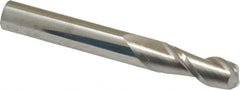 Accupro - 5/16", 2 Flute, Single End, Solid Carbide, 0.06" Corner Radius End Mill - 2-1/2" OAL, 40° Helix, Right Hand Flute, 3/4" LOC, Right Hand Cut - A1 Tooling