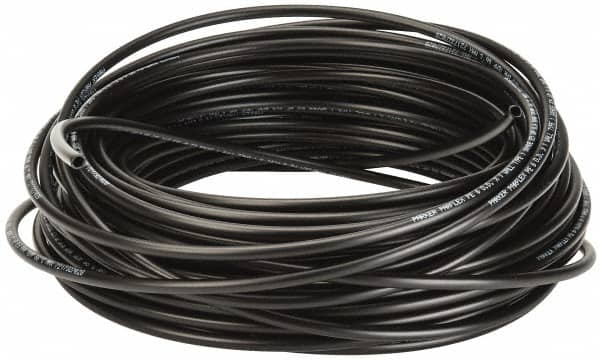 Parker - 6mm OD, 100' Long, Polyethylene Tube - Black, -80 to 150°F - A1 Tooling