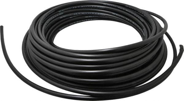 Parker - 1/4" ID x 3/8" OD, 1/16" Wall Thickness, 100' Long, Polyethylene Tube - Black, 125 Max psi, -80 to 150°F - A1 Tooling