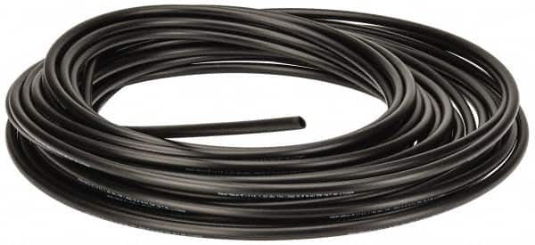 Parker - 3/8" ID x 1/2" OD, 1/16" Wall Thickness, 100' Long, Polyethylene Tube - Black, 90 Max psi, -80 to 150°F - A1 Tooling