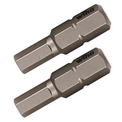 Hex Metric Insert Bit 10.0 × 25mm (2 Bit Pack) - A1 Tooling