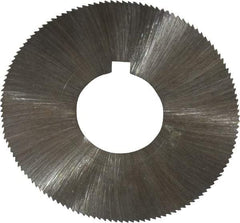 Made in USA - 1-3/4" Diam x 0.006" Blade Thickness x 5/8" Arbor Hole Diam, 132 Tooth Slitting and Slotting Saw - Arbor Connection, Right Hand, Uncoated, High Speed Steel, Concave Ground, Contains Keyway - A1 Tooling