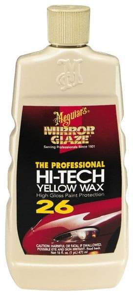 Mirror Glaze - Automotive Liquid Yellow Wax - 16 oz Bottle - A1 Tooling