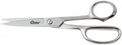 Clauss - 5" LOC, 8-1/2" OAL Shears - Steel Handle, For Paper, Fabric - A1 Tooling