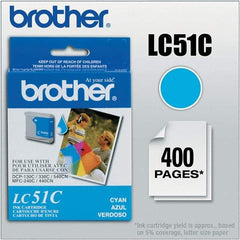 Brother - Cyan Ink Cartridge - Use with Brother DCP-130C, 330C, 350C, intelliFAX-1860C, 1960C, 2480C, 2580C, MFC-230C, 240C, 440CN, 465CN, 665CW, 685CW, 845CW, 885CW, 3360C - A1 Tooling