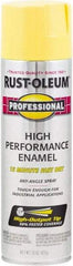 Rust-Oleum - Safety Yellow, Gloss, Rust Proof Enamel Spray Paint - 14 Sq Ft per Can, 15 oz Container, Use on Multipurpose - A1 Tooling