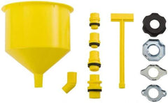 Proto - 1 Qt Capacity Plastic Funnel - Straight Spout, Yellow - A1 Tooling