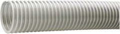 Kuriyama of America - 3" ID x 3.64" OD, 40 Max psi, Full In. Hg, Dry Material Handling & Transfer Hose - PVC, -40 to 150°F, 4" Bend Radius, 100' Coil Length, Clear - A1 Tooling