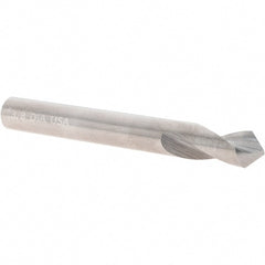 Chicago-Latrobe - 3/8" Body Diam, 90°, 3-1/8" OAL, Solid Carbide Spotting Drill - A1 Tooling