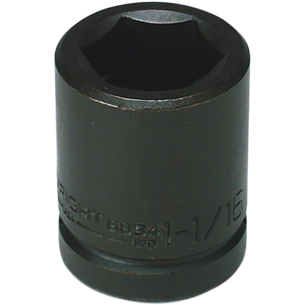 Wright Tool & Forge - Impact Sockets; Drive Size: 3/4 ; Size (Inch): 1-11/16 ; Type: Standard ; Style: Impact Socket ; Style: Impact Socket ; Style: Impact Socket - Exact Industrial Supply