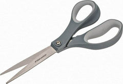 Fiskars - 3-7/64" LOC, 8-1/2" OAL Stainless Steel Scissors - Right Hand, Plastic Straight Handle, For Crafts - A1 Tooling