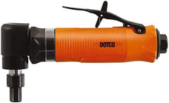 Dotco - 1/4" Collet, Angle Handle, Air Angle Die Grinder - 20,000 RPM, Front Exhaust, 23 CFM, 0.4 hp, 90 psi, 1/4" Inlet - A1 Tooling