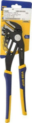 Irwin - 12" OAL, 2-3/4" Jaw Length, Groovelock Pliers - Smooth Jaw, Smooth Head, ProTouch Handles - A1 Tooling