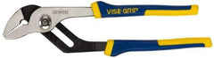 Irwin - 10" OAL, 2" Jaw Length, Groove Joint Pliers - Serrated Jaw, Straight Head, ProTouch Handles - A1 Tooling