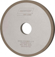 Norton - 6" Diam x 1-1/4" Hole x 1/2" Thick, 180 Grit Surface Grinding Wheel - Diamond, Type 1A1, Very Fine Grade, Resinoid Bond - A1 Tooling