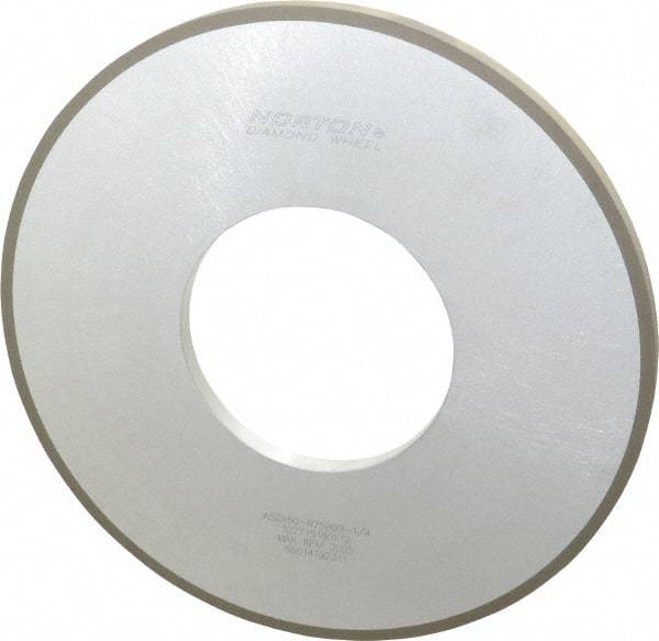 Norton - 12" Diam x 5" Hole x 1/2" Thick, 150 Grit Surface Grinding Wheel - Diamond, Type 1A1, Very Fine Grade, Resinoid Bond - A1 Tooling