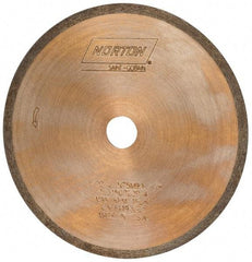 Norton - 4" Diam x 1/2" Hole, 220 Grit Surface Grinding Wheel - Diamond, Type 1A1R, Fine Grade - A1 Tooling