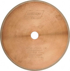 Norton - 6" Diam x 5/8" Hole, 100 Grit Surface Grinding Wheel - Diamond, Type 1A1R, Coarse Grade - A1 Tooling