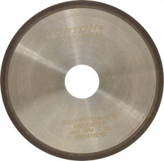 Norton - 6" Diam x 1-1/4" Hole, 120 Grit Surface Grinding Wheel - Diamond, Type 1A1R, Coarse Grade - A1 Tooling